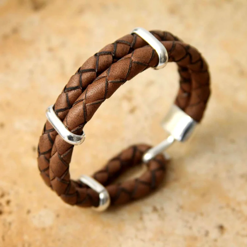 - Summer pet ice matLeather Men's Wristband