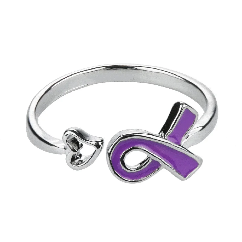 - Rabbit grass rack to prevent waste food boxAlzheimer's Awareness Adjustable Ring