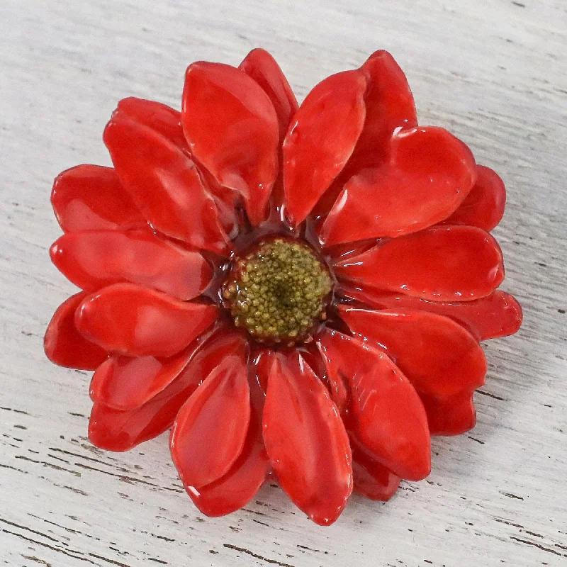 - Pet vitamin complex nutrition tabletsLet It Bloom Cardinal Red Gold Plated Aster Brooch