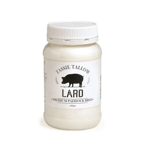 ---Tassie Tallow Pork Lard 500ML