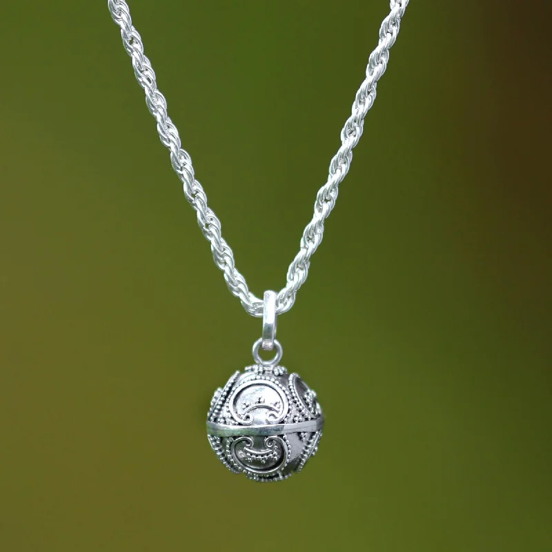 - Cat hair ball removal and hair removal creamDenpasar Moon Sterling Silver Necklace