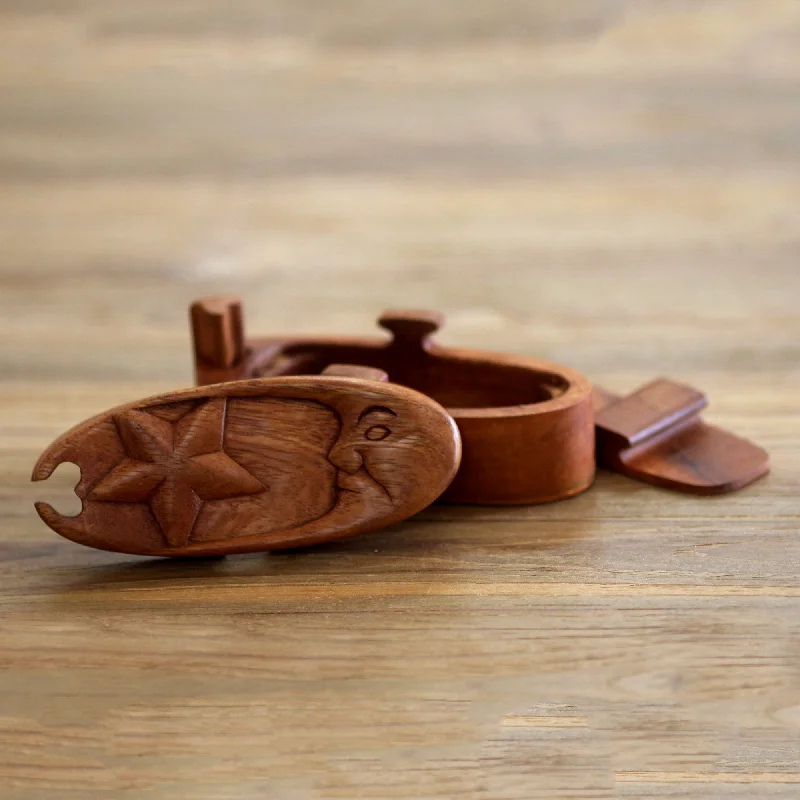 - Remote interactive pet feederSweet Night Wood Puzzle Box
