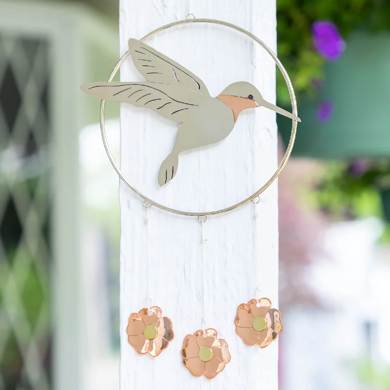 - Postoperative pet anti-licking Elizabethan collarFlying Hummingbird Mixed Metal Wind Chime