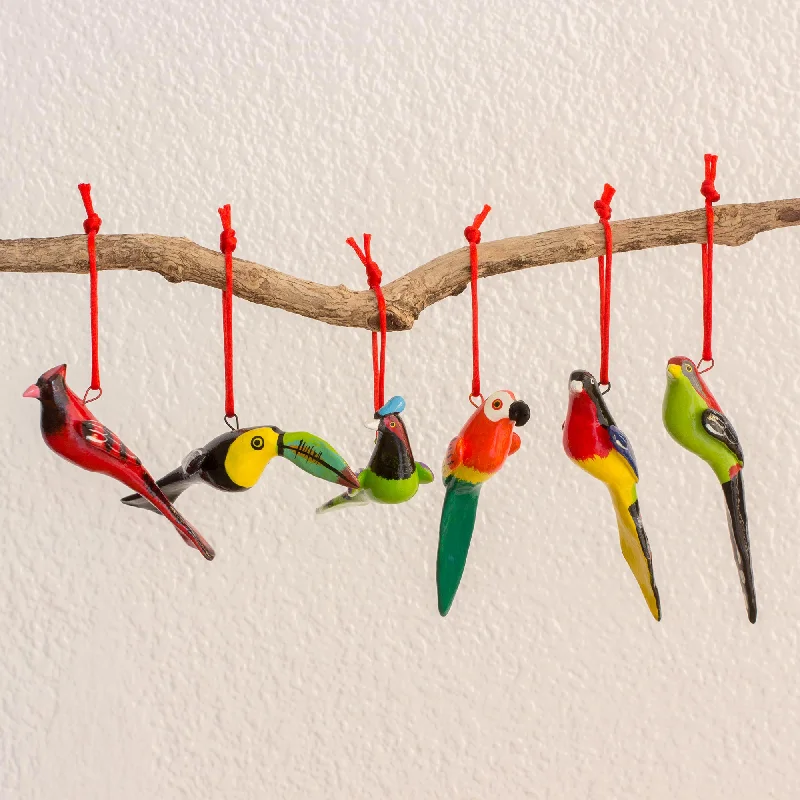  -Splash-proof food bowl AND Anti-choking slow food bowlForest Birds Hanging Ornaments - Set of 6