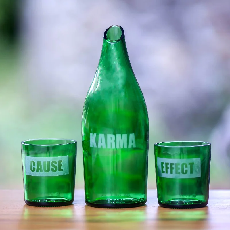 ---Karma Effect Carafe and Glasses