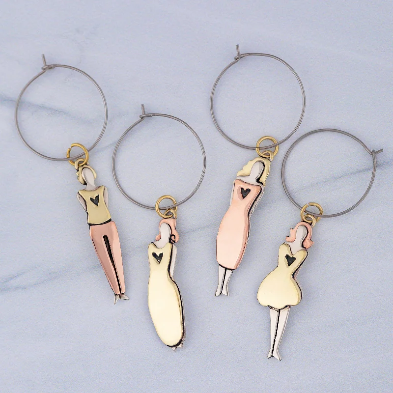 - Pet fence foldable indoorBetween Sisters Wine Charms - Set of 4