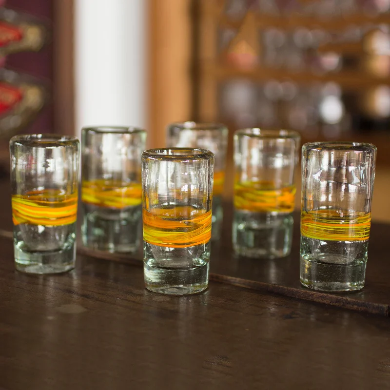 - Pregnant cat delivery room warming boxRibbon Of Sunshine Shot Glasses Set of 6