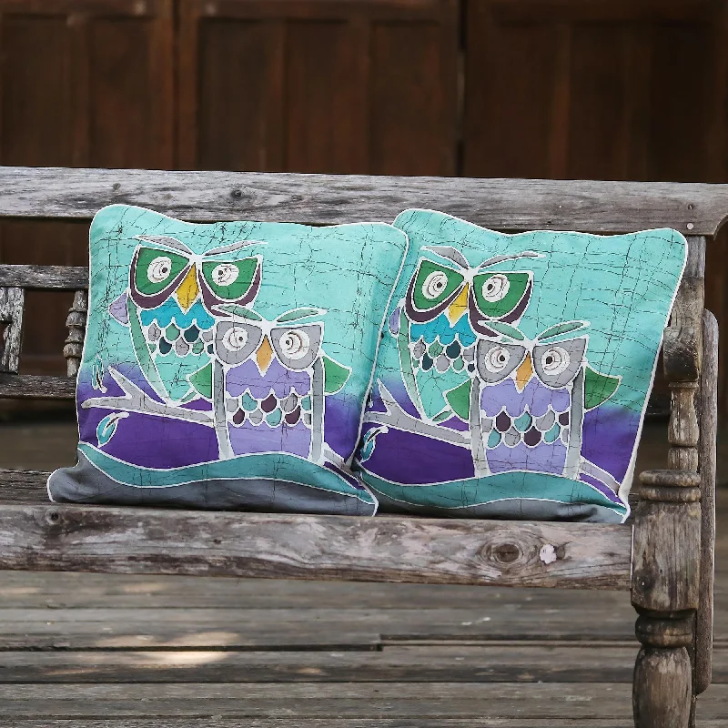 - Degradable pet feces bagMischievous Owls Throw Pillow Covers