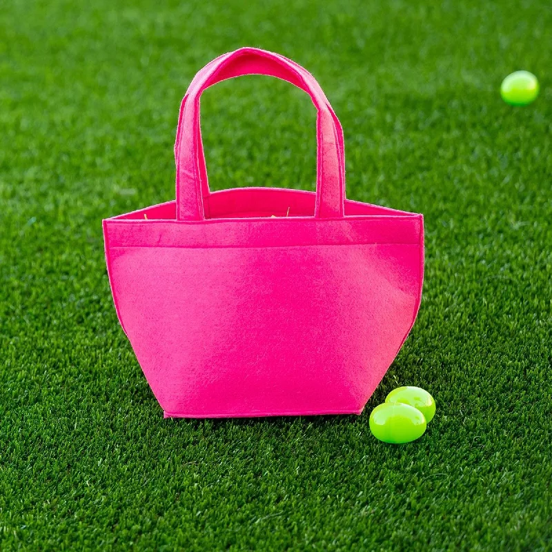 - Pet stroller can be taken on the planeHot Pink Felt Tote