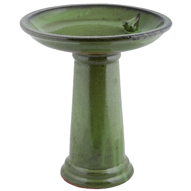 - Hamster silent running wheel to prevent chewingCeramic Green Bird Bath