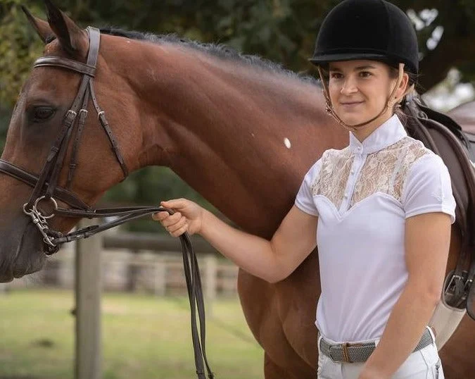 - Pet monitor with cameraQJ Riding Wear Grace Show Shirt