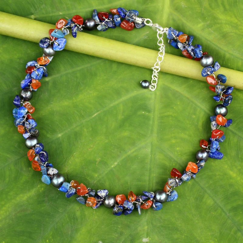 Pet ProductsLuscious Chic Multi-Gem Beaded Necklace