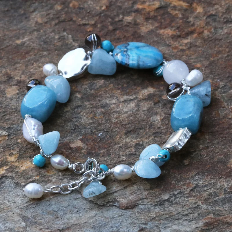 - Hamster silent running wheel to prevent chewingBlue Islands Beaded Bracelet
