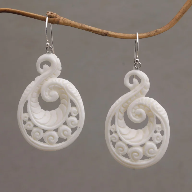  -Non-contact cat thermometerSwirling Scales Dangle Earrings