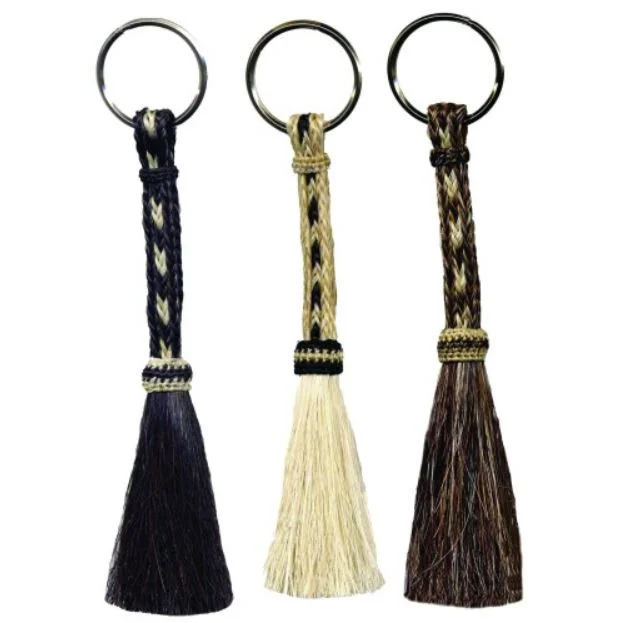 - Custom pet birthday cakeKey Ring- Three Strand Horse Hair Tassel