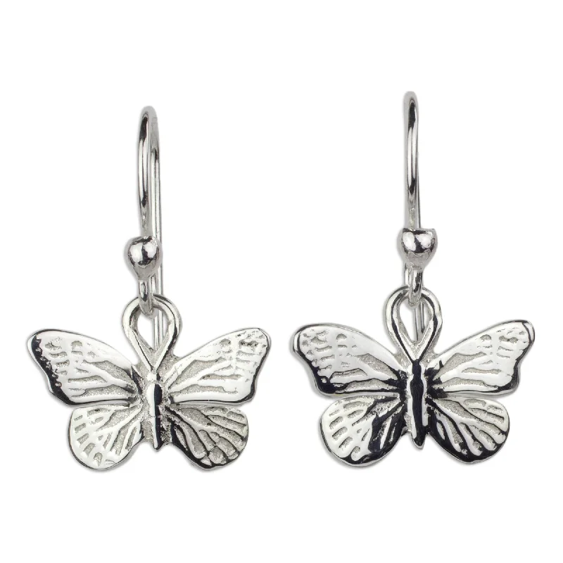 - Winter warm clothes for short-haired dogsMonarch Butterfly Silver Dangle Earrings