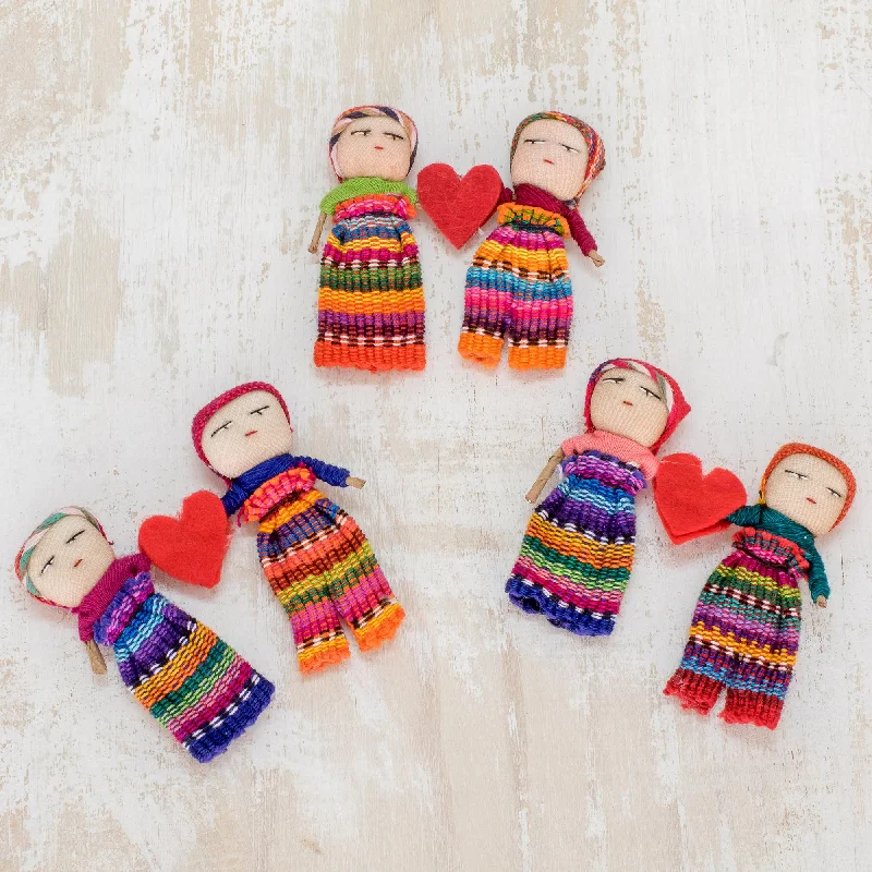 - Organic cotton dog bibsLove & Hope Worry Dolls with Hearts