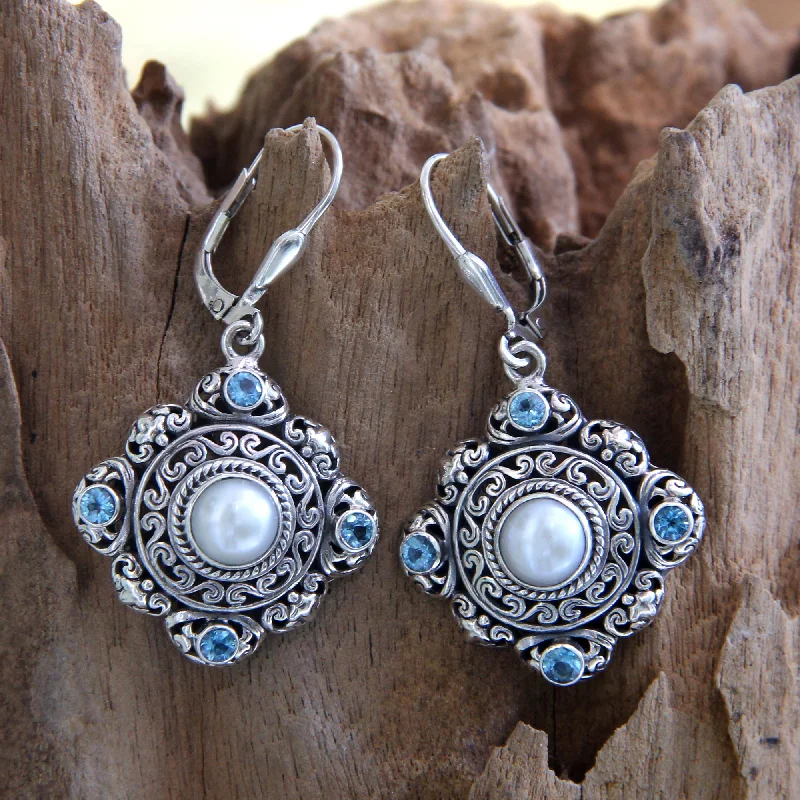 - Pet diabetes prescription foodBlue Topaz & Pearl Earrings