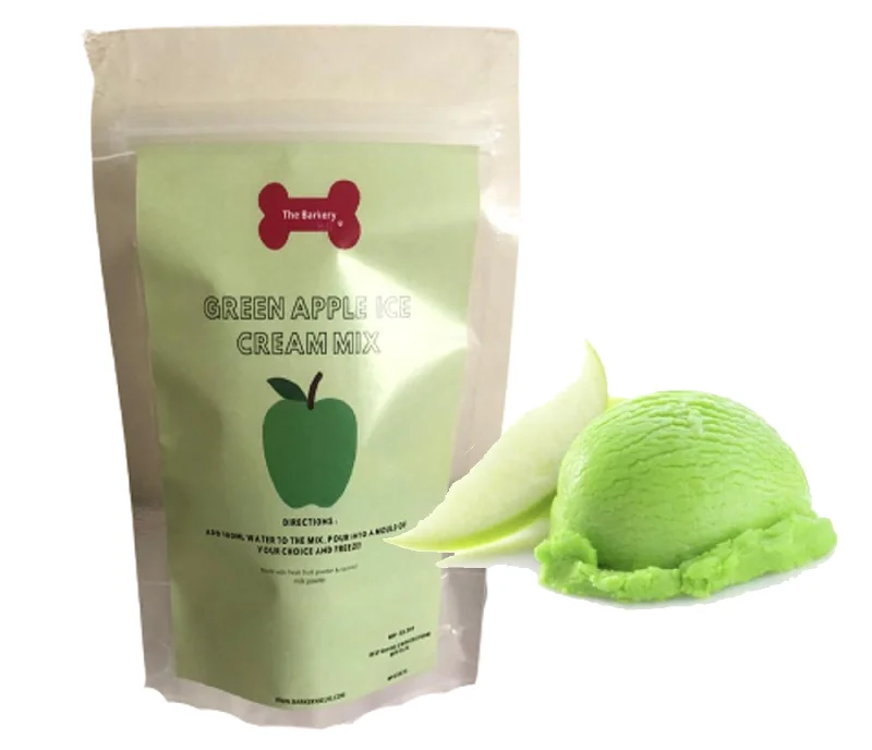 -Splash-proof food bowl AND Anti-choking slow food bowlDog Treats: Green Apple Ice Cream Mix -Splash-proof food bowl AND Anti-choking slow food bowlDog Treats: Green Apple Ice Cream Mix