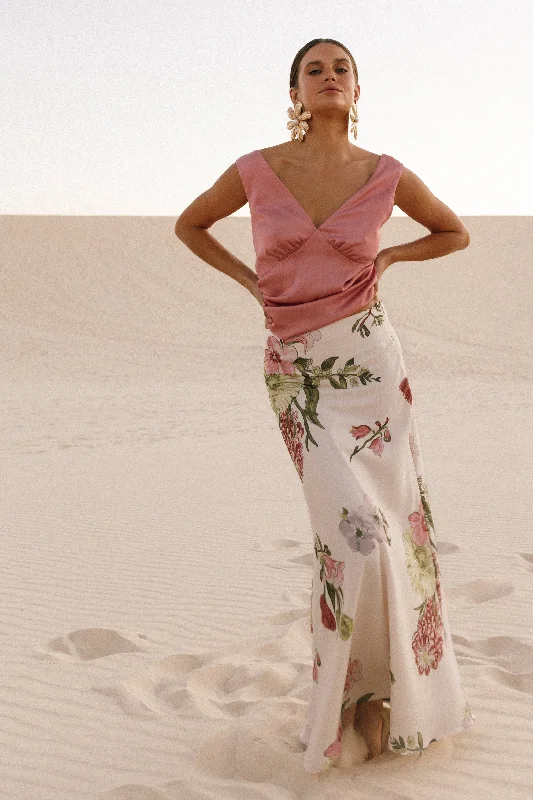- Hamster silent running wheel to prevent chewingEvie Maxi Skirt - Native Flora