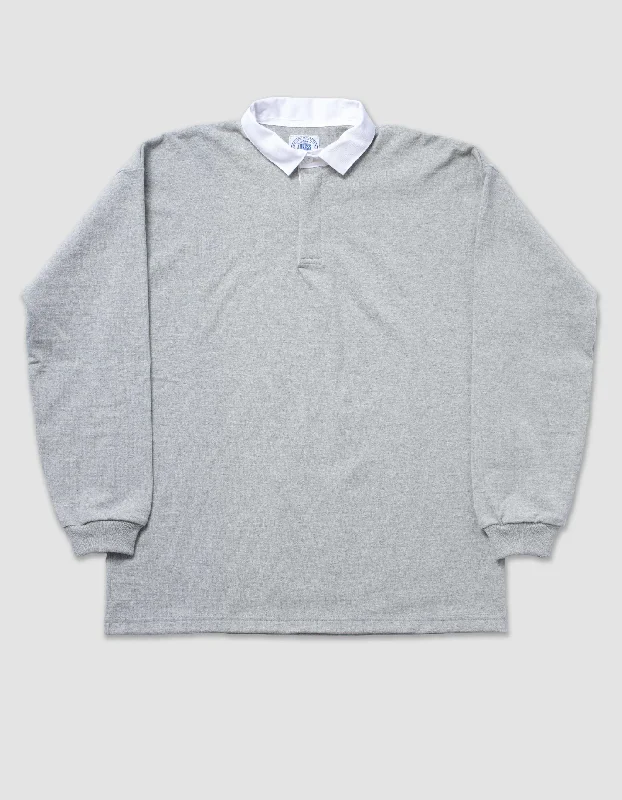 - Rabbit grass rack to prevent waste food boxSOLID RUGBY SHIRT - GREY