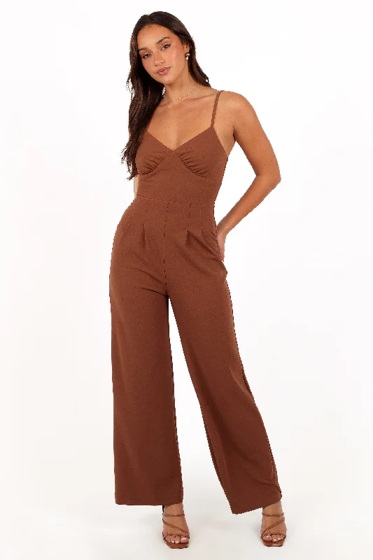 - Car dog seat beltMaelle Jumpsuit - Banksia Brown
