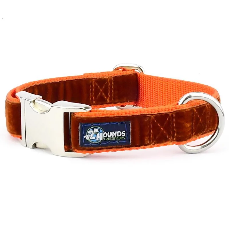 - Dog anti-slip matVelvet Essential 1" Dog Collar Rust Large