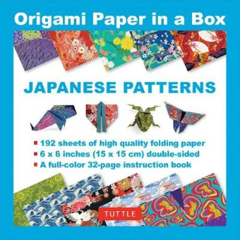 - Foldable and portable cat bagOrigami Paper in a Box - Japanese Patterns