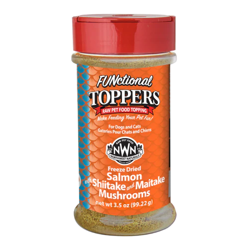- High protein dog foodNorthwest Naturals - Salmon with Shitake & Maitake Mushrooms Functional Topper - 3.5oz