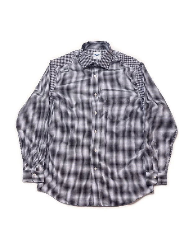 - Pregnant cat delivery room warming boxNAVY GINGHAM SPREAD COLLAR SHIRT - TRIM FIT