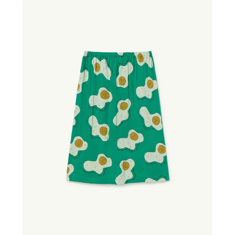 - Rabbit grass rack to prevent waste food boxThe Animals Observatory Green Eggs Ladybug Skirt