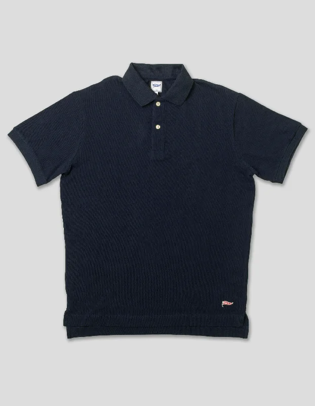  -Explosion-proof leash FOR LARGE dogsPIQUE POLO SHIRT - NAVY