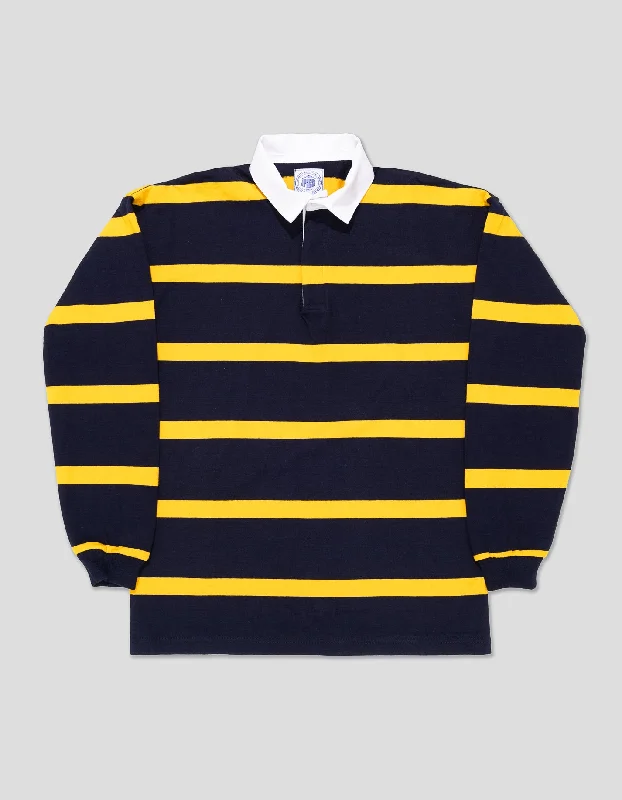 - Dog anti-slip matSTRIPE RUGBY SHIRT - NAVY/GOLD