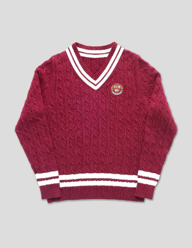 - Deodorizing cat litter tofu litterV NECK CRICKET SWEATER - HARVARD