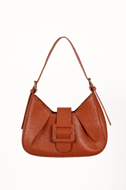 ---Angie Handbag - Brown