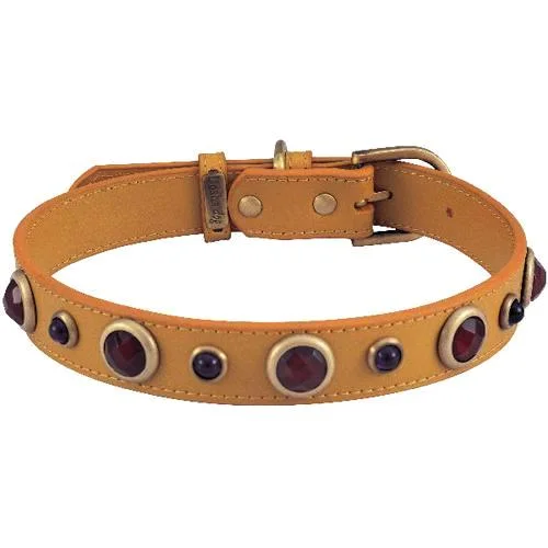  -Explosion-proof leash FOR LARGE dogsCarnelian Imperial Dog Collar Small