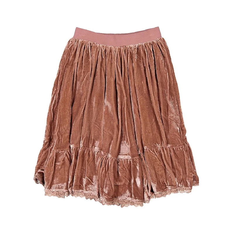  -Explosion-proof leash FOR LARGE dogsPetite Amalie Rose Velvet Frill Hem Skirt