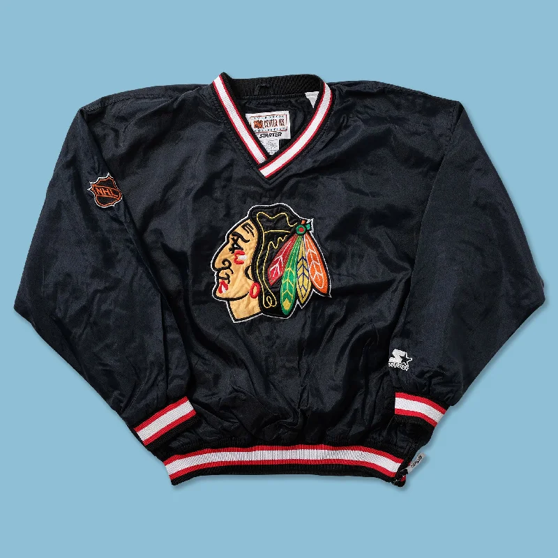  -Anti-slip claw protection raincoat FOR dogsVintage Starter Chicago Blackhawks Windbreaker XLarge