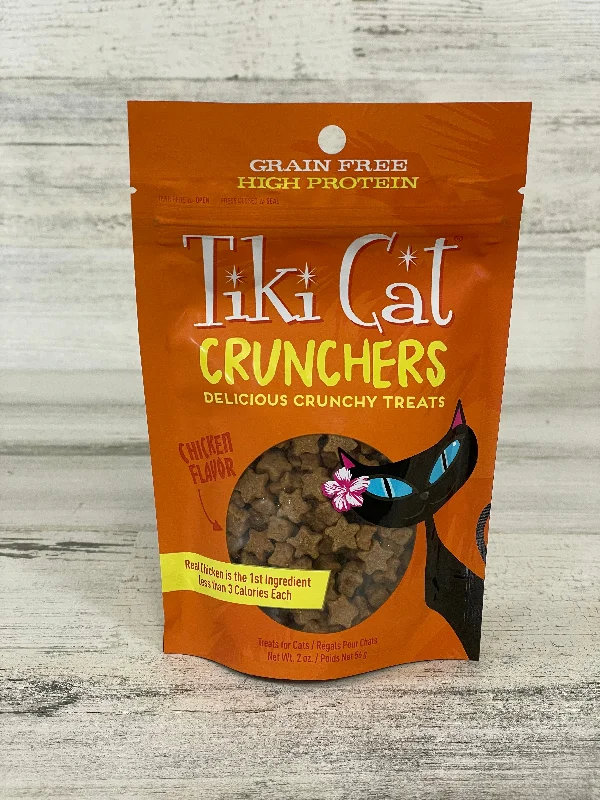  . **Health and Nutrition**  Tiki Cat Cruncher Chicken Cat Treat 2oz