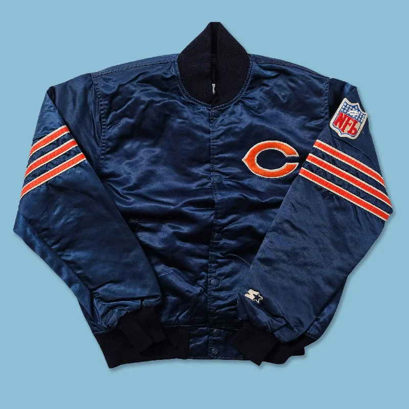 - Rabbit grass rack to prevent waste food boxVintage Starter Chicago Bears Satin Bomber Jacket Medium