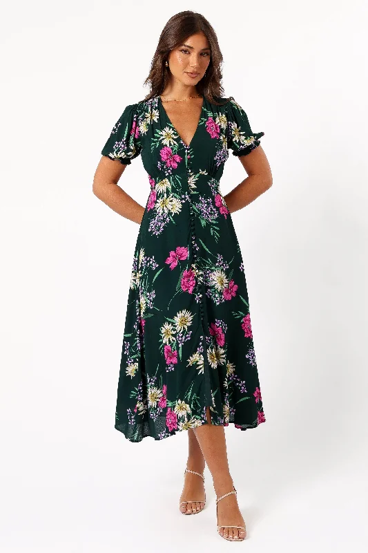  -Explosion-proof leash FOR LARGE dogsMazie Floral Midi Dress - Eden Florals