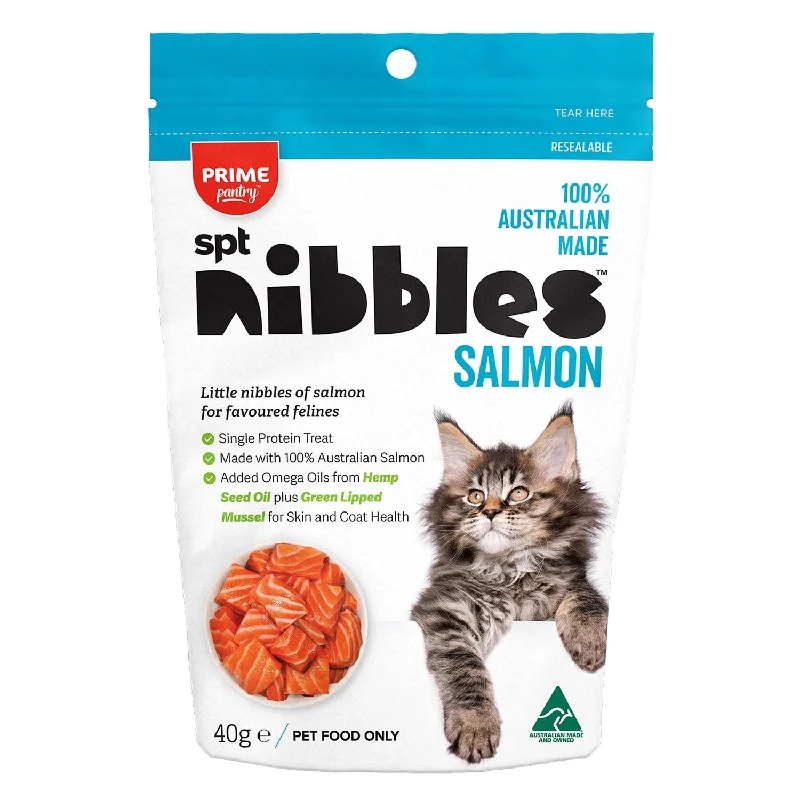 Cat FoodPrime Pantry SPT Salmon Nibbles Cat Treat 40g