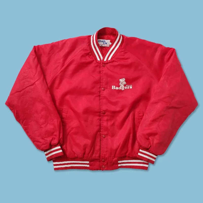 - Parrot climbing and standing wooden frameVintage Chalkline Wisconsin Badgers Varsity Jacket Large