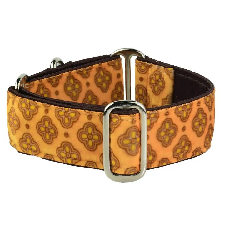 - Car dog seat beltSwiss Velvet Dog Collar Rust Tile