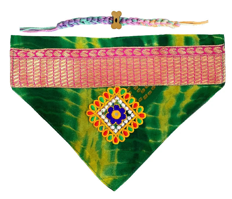 - Pregnant cat delivery room warming boxDog Traditional Bandana and Rakhi Combo