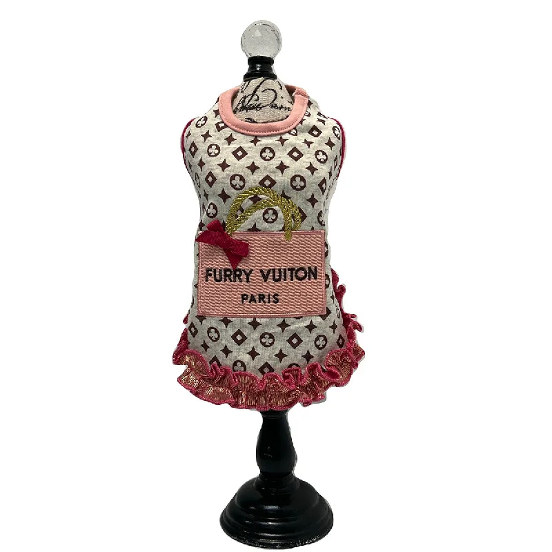 - Durable nylon dog leash wholesaleFurry Vuiton Shopping Bag Fuchsia Ruffle Dog Dress