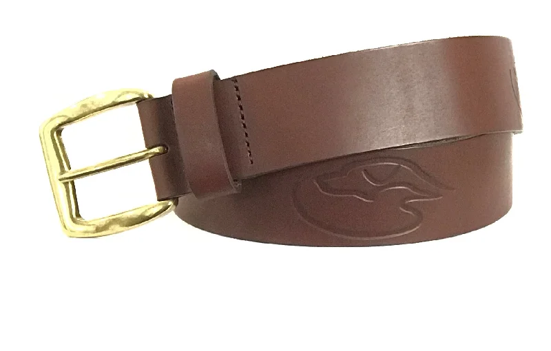 Pet ProductsDuck Dog Signature Logo Latigo Leather Belt