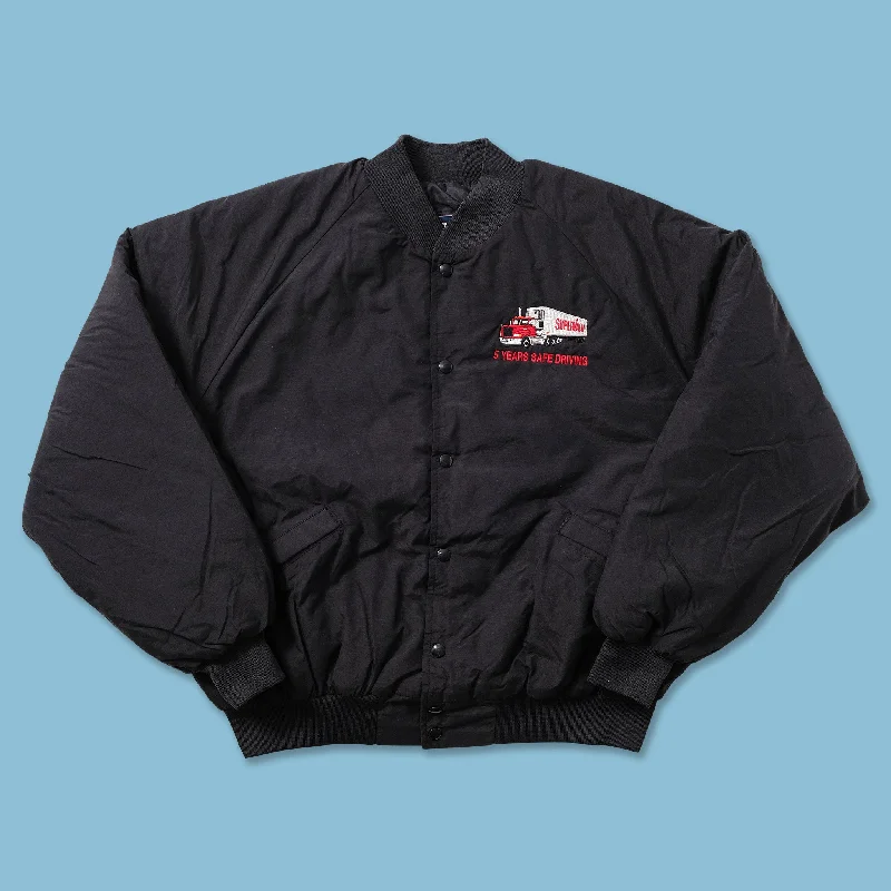 - Cat anti-jump window safety netVintage Padded Varsity Jacket XLarge