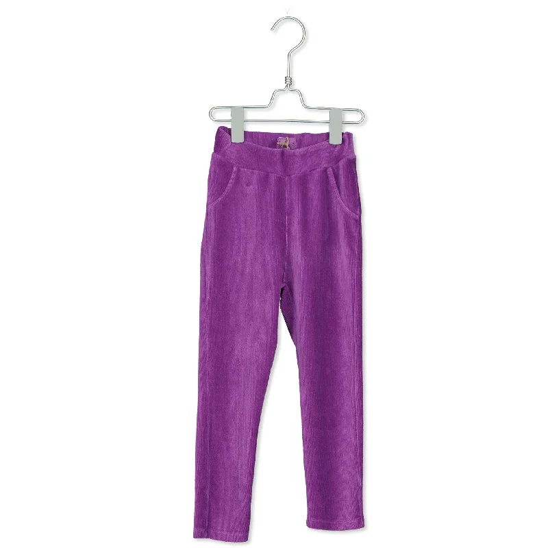 - Pet tear stain cleaning wipesLotieKids Violet Solid Jegging Corduroy