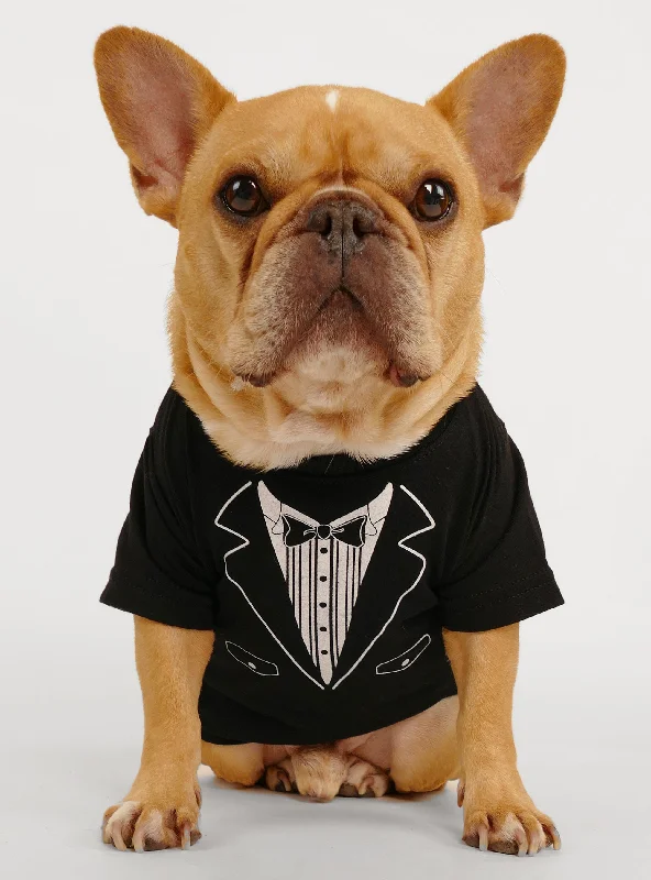 Cat clothesTuxedo Dog Tee